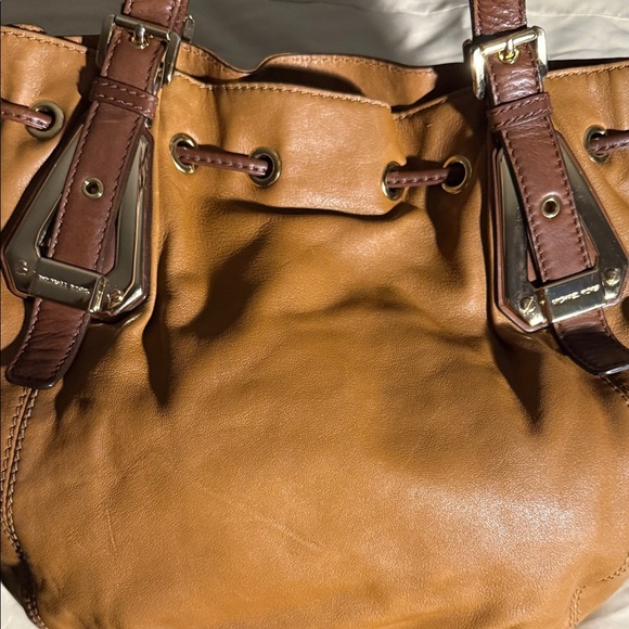 Michael Kors Leather Shoulder Bag - Picture 3 of 16